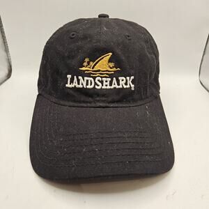 LANDSHARK LAGER BEER Cap Hat Baseball Adjustable Black